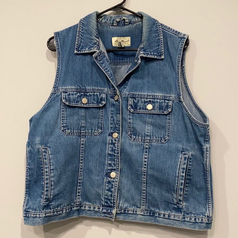 Vintage Eddie Bauer Jean Vest